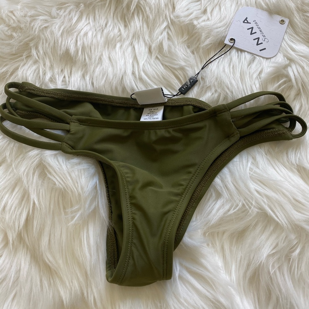 Marley-Bikini bottom - olive green